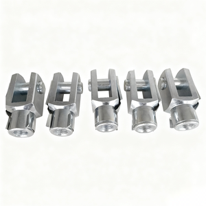 Clevis cylindrique léger DIN71752 en acier au carbone usiné avec fourche et goupille antirouille pour pièces de machines - Product Image 4