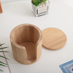 Tre tái sử dụng vòng Hiện Đại Mỹ phẩm trang điểm Remover bông lưu trữ hộp - Product Image 4