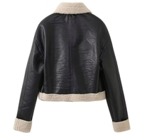 Veste thermique à col en fourrure, coupe-vent, écologique, tissée, best-seller de l'hiver 2024, en stock