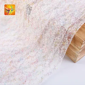 Colorido para o vestido de Alta qualidade tecido de malha de tule