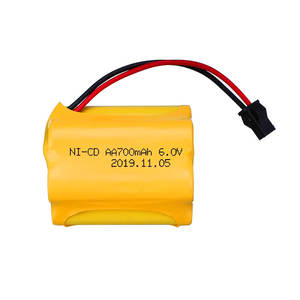 5s1p Ni-cd AA 700mAh 6V Nicd RC 장난감 SM 플러그 <span class=keywords><strong>6.0V</strong></span> 충전식 배터리 팩 판매 - Product Image 1
