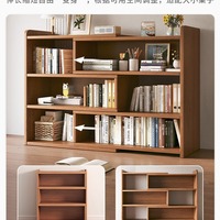 Étagère de bureau multi-niveaux en bambou, petit rangement, organisateur pour bureau, maison, étudiant, bibliothèque, logo personnalisé OEM