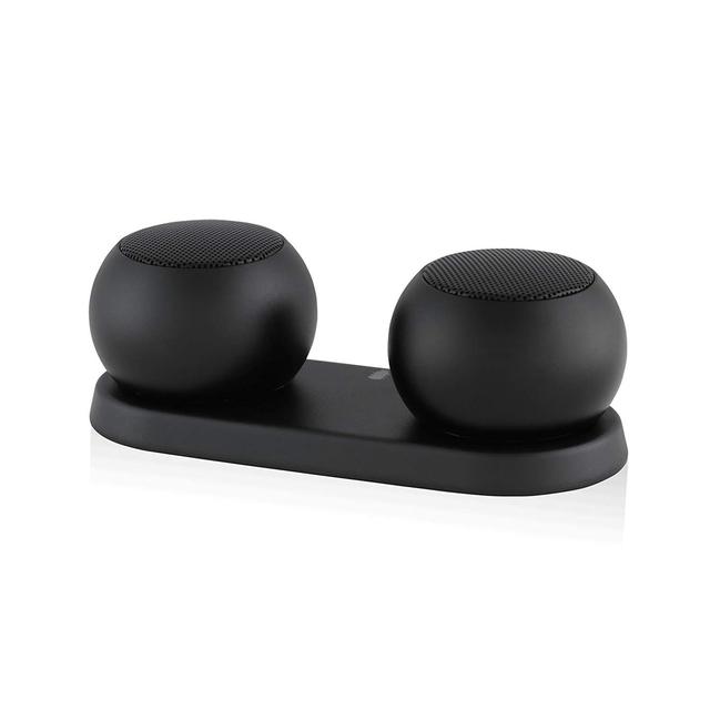 Wireless Mini TWS for Speaker with RGB LED Charging Dock Desktop Audio Loud Volume Stereo Bass Cannon