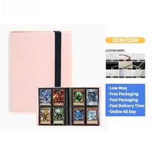 Classeur de cartes à collectionner FX 160 emplacements, 4 pochettes, en PP, avec fermeture éclair, pour cartes Yu-Gi-Oh et cartes de jeux sportifs - Product Image 1