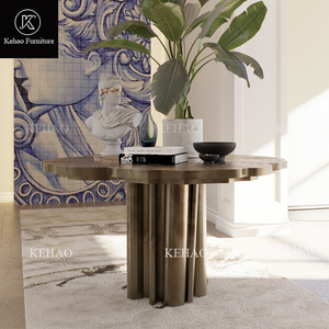 Hiện đại tinh vi Vòng Vàng bàn ăn với độc quyền đánh bóng Brass Patina thiết kế độc đáo cho nhà hoặc khách sạn đồ nội thất - Product Image 4