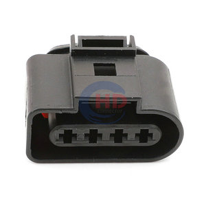 ขั้วต่อปลั๊กคอยล์จุดระเบิดเครื่องยนต์ไฟฟ้ากันน้ำ4ขา1J0973724/638245-1ชุดสายไฟสำหรับรถยนต์ VW - Product Image 5