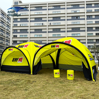 Tentes gonflables de marque 5x5 m, salon professionnel, TPU imperméable, gazebo gonflable, tente de réception pour événements artisanaux, course automobile