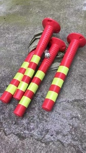交通杆柔性引导柱塑料警示弹簧柱用于交通控制目的 - Product Image 6