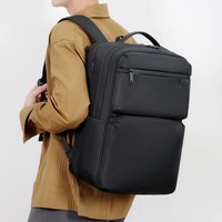 Mochila para Computadora de Diseño Simple y Multicompartimentos Annbutterfly, Mochila de Negocios para Hombres, para el Trabajo y Viajes Cortos