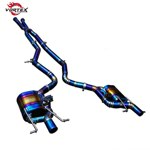 Échappement Catback VORTEX Grade 5 Ti Valvetronic pour Mercedes-Benz W221 S400/S450/S500 2005-2013, double sortie, fixation directe - Product Image 1