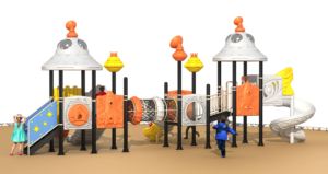 Maidele Garden Yard Play Set Parque <span class=keywords><strong>de</strong></span> atracciones Instalaciones Equipo Kid Outdoor Playhouse con tobogán - Product Image 5