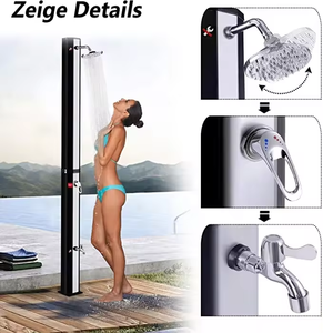 60L octogonale prix usine PVC extérieur <span class=keywords><strong>douche</strong></span> <span class=keywords><strong>solaire</strong></span> extérieure pour <span class=keywords><strong>piscine</strong></span> et jardin - Product Image 3