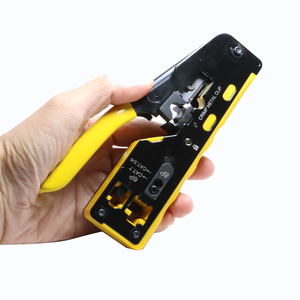<span class=keywords><strong>Mini</strong></span> outil de sertissage de réseau Cat5e/Cat6/Cat7 RJ45 Pass Through Plier Cable Crimping Hand Tool - Product Image 5