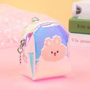 กระเป๋าใส่เหรียญ PVC กันน้ำแบบใส พร้อมช่องใส่บัตร กระเป๋าสะพายขนาดเล็ก มีห่วงคล้องแบบปีนเขา สามารถแขวนได้ - Product Image 4