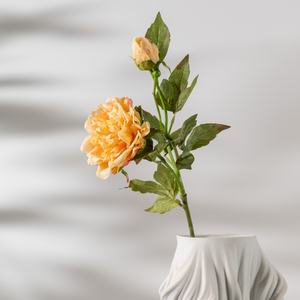 Fiori Artificiali di Peonia Realistici a Due Teste Fatti a Mano in Seta per Matrimoni, Festa della Mamma, Pasqua, San Valentino, Stile Moderno - Product Image 5