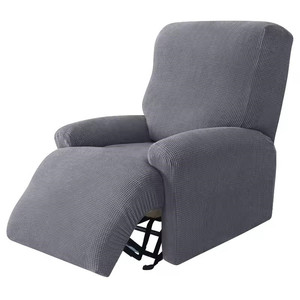 4 pièces Jacquard élastique Stretch inclinable housse de canapé lavable <span class=keywords><strong>fauteuil</strong></span> monoplace housse meubles protecteur Anti-poussière - Product Image 1