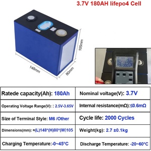 แบตเตอรี่ลิเธียมไอออน CATL Nmc 3c แบบแท่งปริซึม ชาร์จได้ 3.7v 150ah 147ah 156ah 163ah NCM - Product Image 3