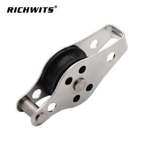RICHWITS New 316 Stainless Steel and Nylon 608 <b>Marine</b> <b>Hardware</b> Pulleys for Sailing and Boats Plastic Pulleys for Manufacturing - Product Image 2