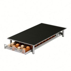Factory Double Tier Foldable Coffee Capsule Tool <b>Storage</b> <b>Drawer</b> Rack - Product Image 1