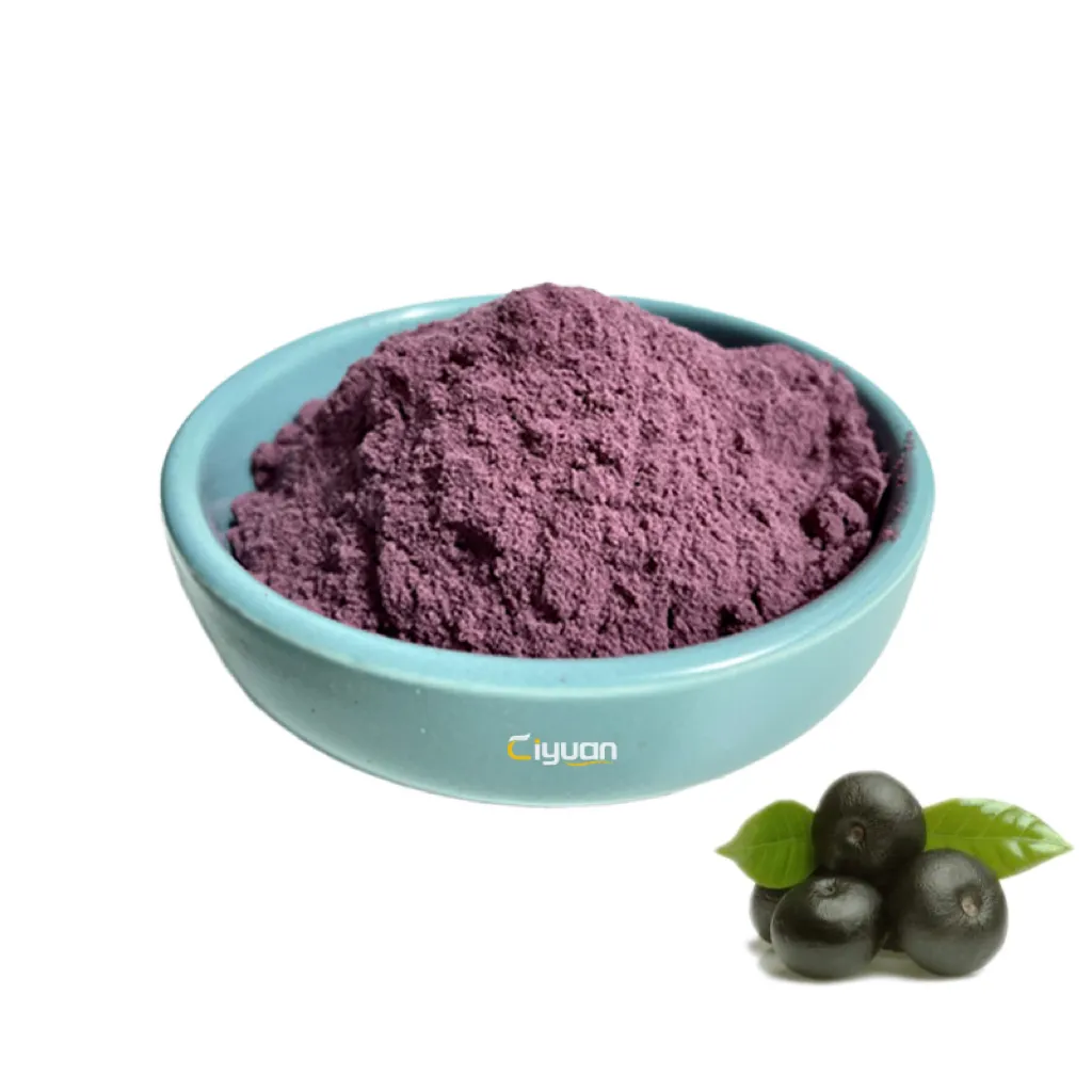 Ciyuan Nhà Cung Cấp Sinh Học Với Bột Nước Ép Quả Acai Berry Đông Khô Hữu Cơ Chất Lượng Cao