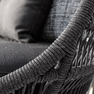 Sillón Colgante de Metal para <span class=keywords><strong>Terraza</strong></span>, Juego de Muebles de Jardín de Ratán, Silla Columpio, Hamaca para Piscina, Sofá Lounge para Patio Exterior - Product Image 4