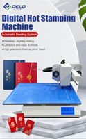 Machine d'impression à chaud numérique à plat semi-automatique pour l'impression à chaud numérique à l'or