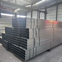 Tubería de Acero Rectangular ERW Galvanizada de 40x60x2.5mm, 6m/12m, para Estructuras de Remolques y Materiales de Construcción, Suministro de Fábrica