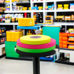 Collier et laisse <span class=keywords><strong>pour</strong></span> <span class=keywords><strong>chien</strong></span> en sangle enduite de PVC écologique, design 2022, matériau durable, texture nid d'abeille, revêtement PVC imprimé - Product Image 1