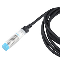Capteur de proximité inductif cylindrique M12 NPN NC encastré IP67, corps en acier inoxydable, capteur de surveillance de position métallique