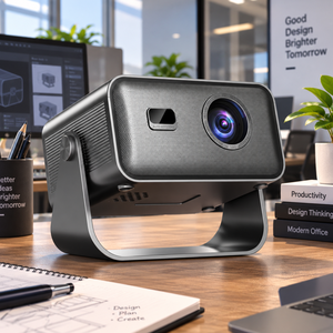 Mini projecteur LED, projecteur de films, projecteur d'étoiles HD sans fil Plug-and-Play, mini vidéoprojecteur pour <span class=keywords><strong>le</strong></span> bureau - Product Image 1