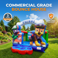 Château gonflable commercial à thème animal DFRL, château de saut pour enfants avec toboggan, location pour fêtes, certifié EN14960