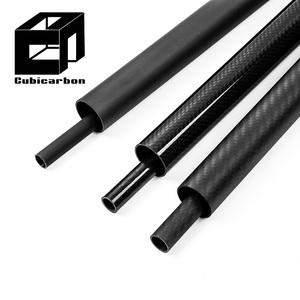 Tube <span class=keywords><strong>en</strong></span> fibre de carbone préimprégné 3K enroulé 24T, diamètres personnalisés 3mm, 4mm, 14mm, 16mm, 40mm, 100mm, 138mm - Product Image 2