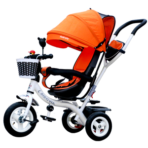 Premier <span class=keywords><strong>tricycle</strong></span> pour garçons et filles, vélo à pousser avec poignée parentale, <span class=keywords><strong>tricycle</strong></span> à 3 roues - Product Image 2
