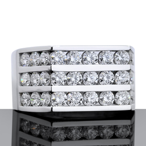 خاتم رجالي Hailer joyas 10k 14k 18k, خاتم رجالي من Hailer joyas 10k 14k 18k moissanite للرجال vvs خاتم إصبع للرجال بتصميم أحجار وخاتم ذهبي للرجال - Product Image 3