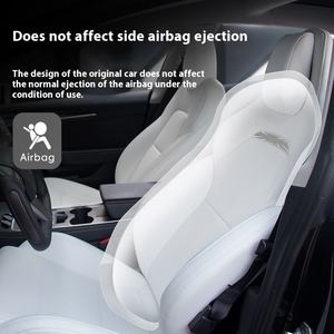 Tesla modeli 3 için özelleştirilmiş spor koltuk havalandırma yükseltme/Y 3p havacılık deri araba iç değişiklik modifiye araba koltukları - Product Image 4