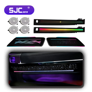 SJC 64 Couleurs Lumière Ambiante pour Voiture <span class=keywords><strong>Land</strong></span> <span class=keywords><strong>Rover</strong></span> Range <span class=keywords><strong>Rover</strong></span> <span class=keywords><strong>Sport</strong></span> 2014-2022, Éclairage LED Auto, Accessoires de Couverture de Haut-parleur pour Amélioration - Product Image 1