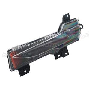 Pour Tesla Model 3 Y 2017-2023, feux antibrouillard LED avec DRL et plaque réfléchissante jaune, version américaine - Product Image 3