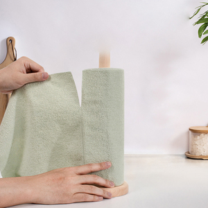 Rouleau de chiffon de nettoyage en <span class=keywords><strong>microfibre</strong></span> Esun réutilisable, lavable, sans peluches, sans rayures, absorbant, écologique, 270 g/m², pour la cuisine, la maison, la voiture - Product Image 4