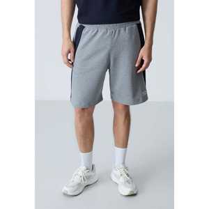 Shorts en coton pour homme Tommylife, coupe standard, 100% coton, gris chiné texturé, 81280 - Product Image 5