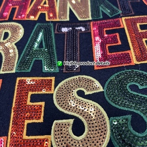 Miếng dán thêu sequin may nóng, trang trí quần áo cho các dự án tự làm - Product Image 4