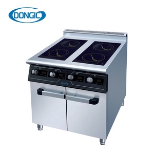 Infineon-Estufa de inducción IGBT de 4 quemadores, <span class=keywords><strong>armario</strong></span> con base de panel cerámico de vidrio resistente al desgaste de alta resistencia - Product Image 3