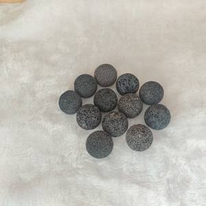 Bolas de aromaterapia con piedra de basalto volcánico Superficie de bloque pulido - Product Image 4