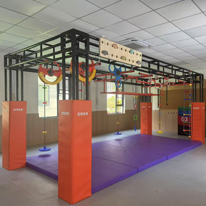 การติดตามนินจาในร่มและกลางแจ้งหลักสูตรอุปสรรคที่สนุกการออกแบบการแข่งขันนักรบนินจา - Product Image 4