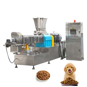 Ligne de production complète de machines de fabrication de <span class=keywords><strong>croquettes</strong></span> pour aliments secs pour animaux de compagnie et chiens et chats par extrusion à la vapeur - Product Image 1