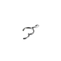 Anneaux clicker segmentés pour cartilage d'oreille en titane G23 électroplaqué avec zircon, pour femme, par Getta