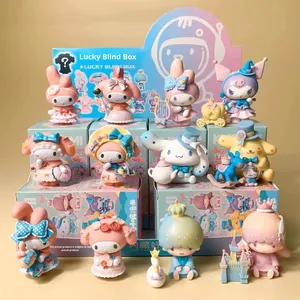 Figuras Decorativas <span class=keywords><strong>de</strong></span> Resina para la Serie Fiesta del Té, Kuromi, My <span class=keywords><strong>Melody</strong></span>, Cinnamoroll, Caja Sorpresa, Modelo Inspirado en Frozen - Product Image 1