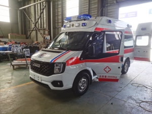 Ambulancia Nueva JMC ICU 4x4 con Cabina Cuadrada, Automática, Gasolina, Equipamiento Médico, EURO 5, 3-8m - Product Image 3