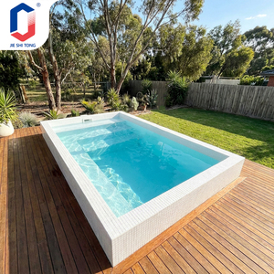 Easy Assemble Above Ground Fiberglass Pool Weather Proof For Home Outdoor Family Relaxation Pool - Product Image 4