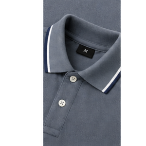 Camiseta Polo de Algodón para Hombre, Manga Corta, Cuello Casual, Lisa, Uniforme de Golf, Transpirable, Cómoda, con Logotipo Personalizado - Product Image 5