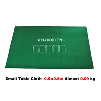 Tissu de Table de Poker Texas Hold'em, écharpe en feutre, Non tissé, disposition de jeu du bassin
